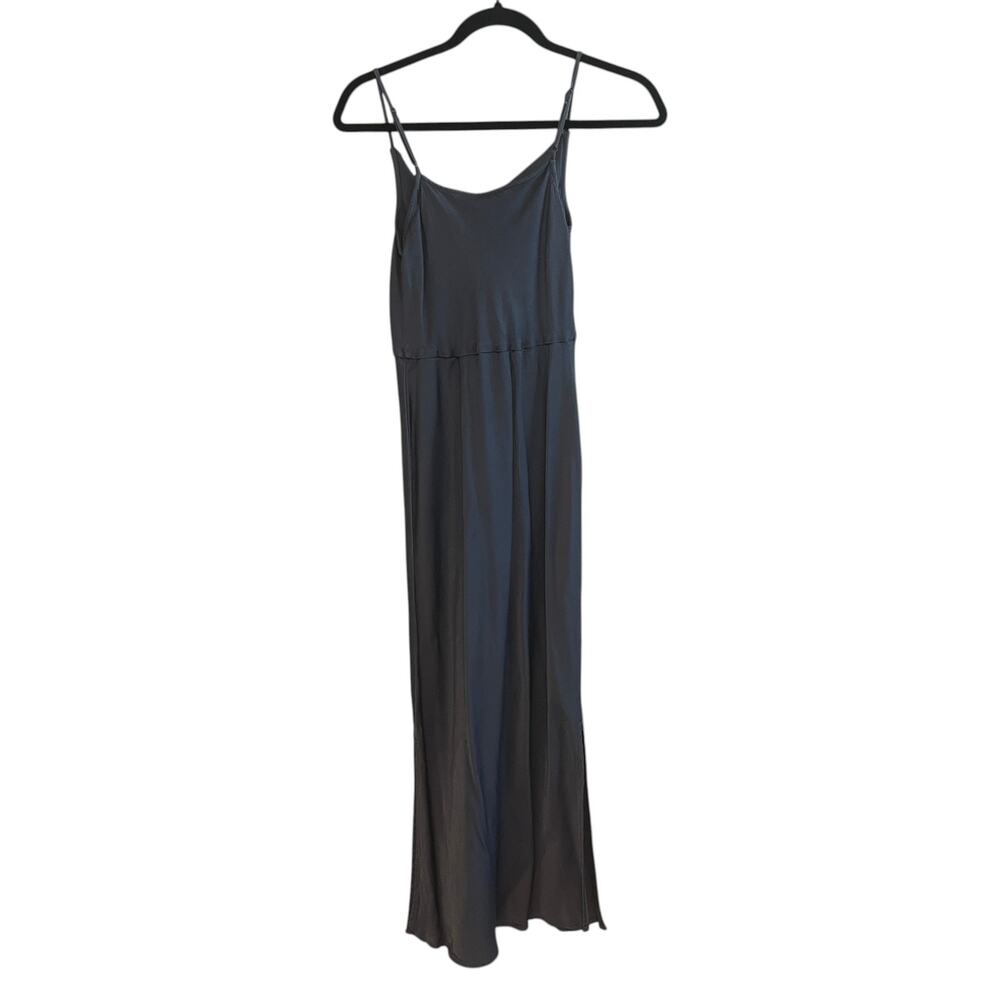 By Anthropologie Elyse Cowl Neck Slip Dress Carbon Gray Size XS - Picture 3 of 5